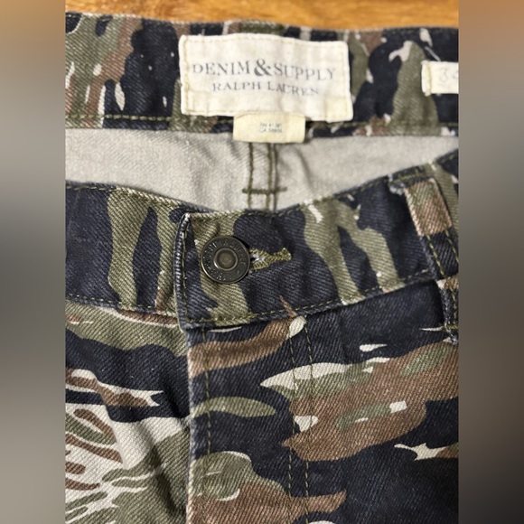 Ralph Lauren Men’s Denim & Supply Camouflage pants - Picture 2 of 4